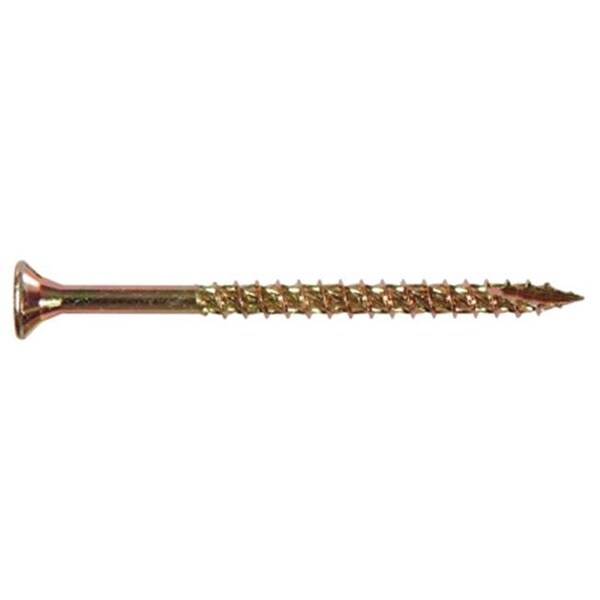 Hillman Fasteners 42470 No. 8 x 2 in. All Purpose Wood Screws; Yellow Zinc